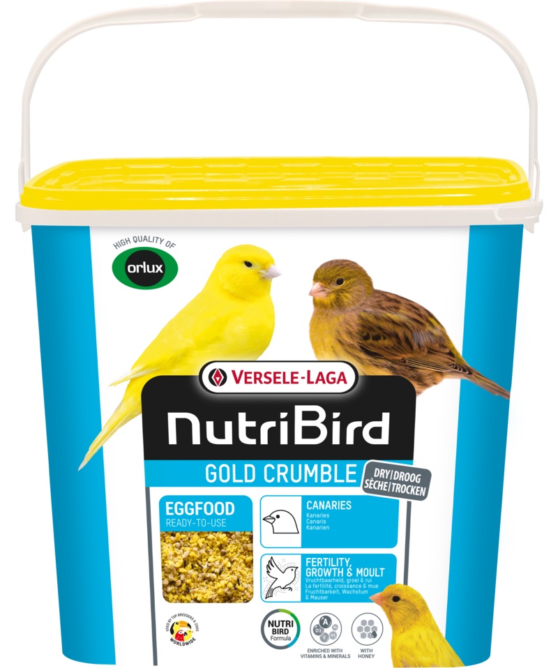 VERSELE-LAGA NutriBird Gold Crumble Canaries 4kg suchy pokarm jajeczny dla żółtych kanarków