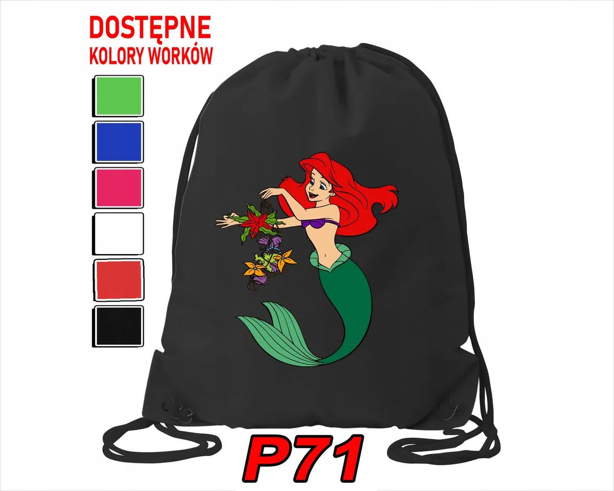 Worek Szkolny Na Wf Buty Dla Dziecka Czarodziejki Księzniczki + Imię