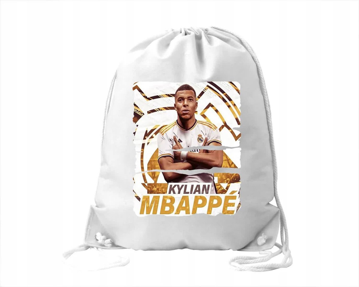 Worek Szkolny Na Wf Trening Buty Sportowy Dla Fana Kilian Mbappe Real