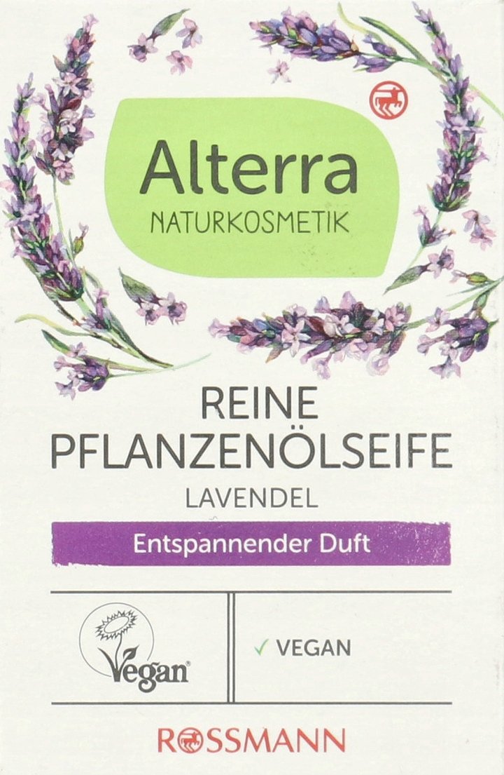 Alterra Mydło W Kostce Roślinne Z Olejkiem Z Prowansalskiej Lawendy 100 G