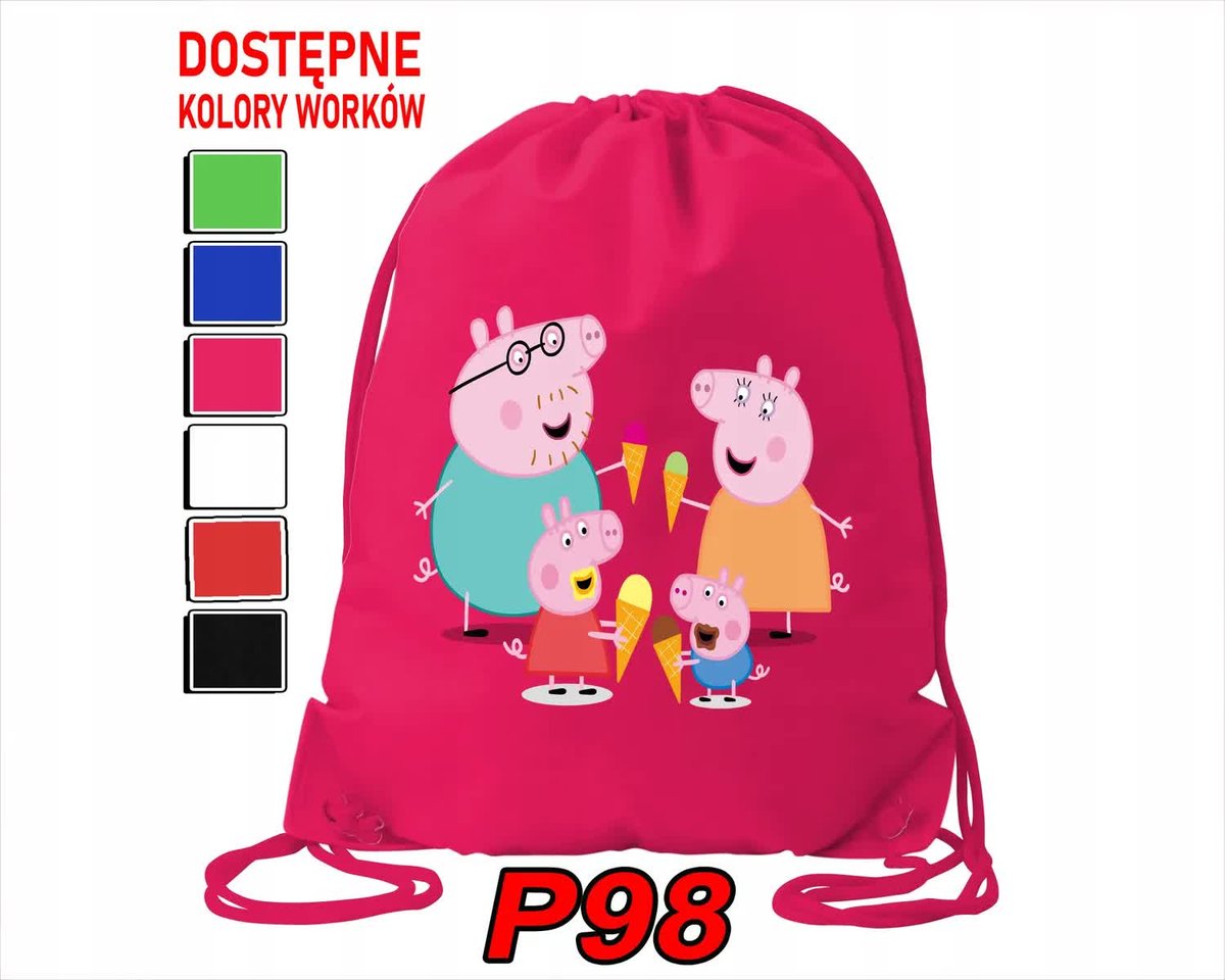 Worek Szkolny Na Wf Buty Sportowy Dla Dziecka Wybrane 3 Wzory + Imię