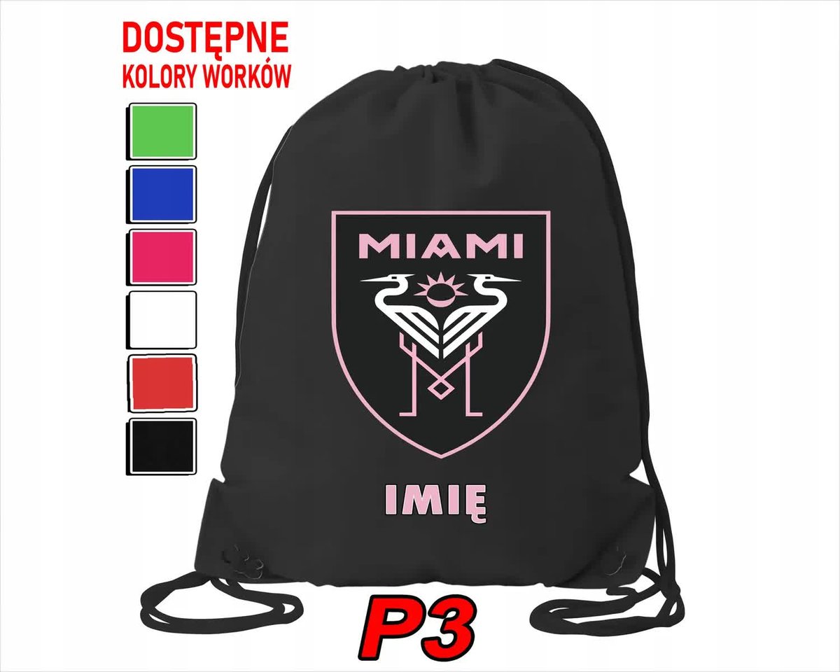 Worek Szkolny Na Wf Trening Buty Sportowy Dla Fana Leo Lionel Piłka