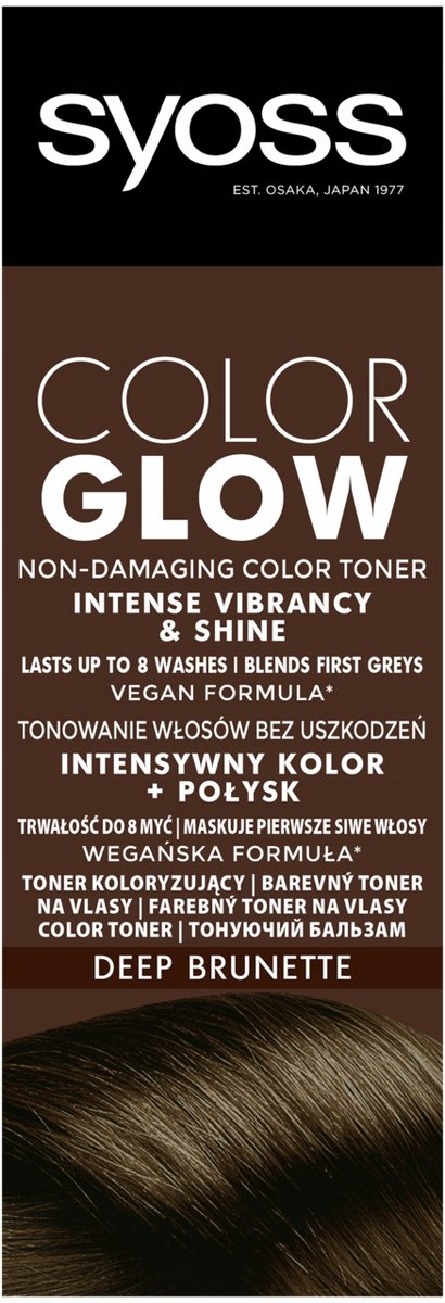 Syoss Color Glow Toner Koloryzujący Do Włosów Głęboki Brąz 100 Ml