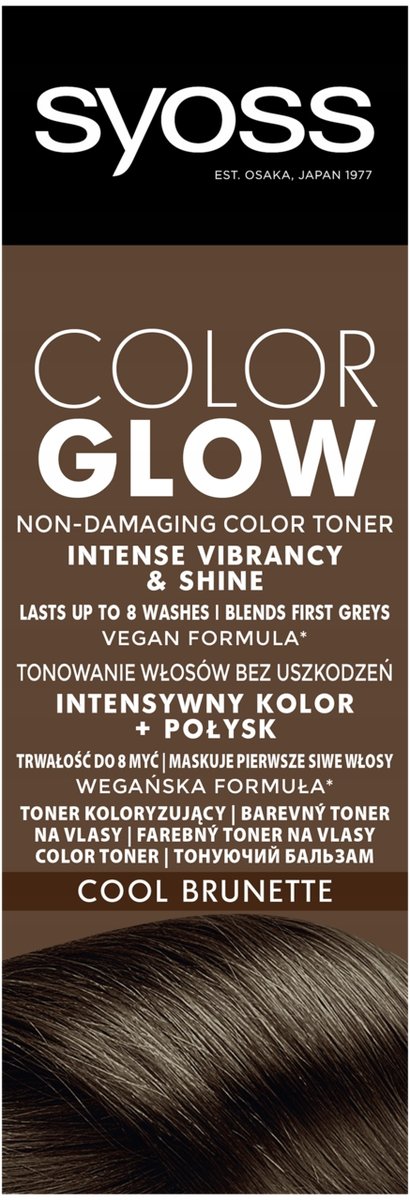 Syoss Color Glow Toner Koloryzujący Do Włosów Chłodny Brąz 100 Ml