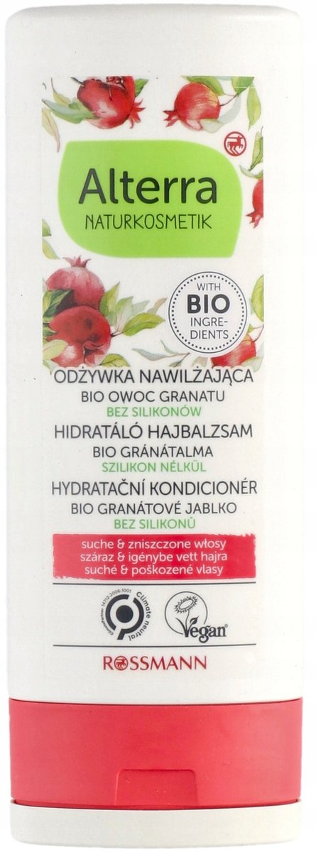 Alterra Odżywka Do Włosów Nawilżająca Bio Owoc Granatu 200 Ml