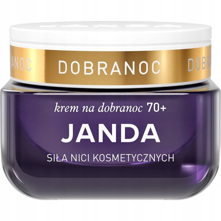 JANDA SIŁA NICI KOSMETYCZNYCH KREM DO TWARZY CZARNA RÓŻA 70+ NA NOC 50 ML