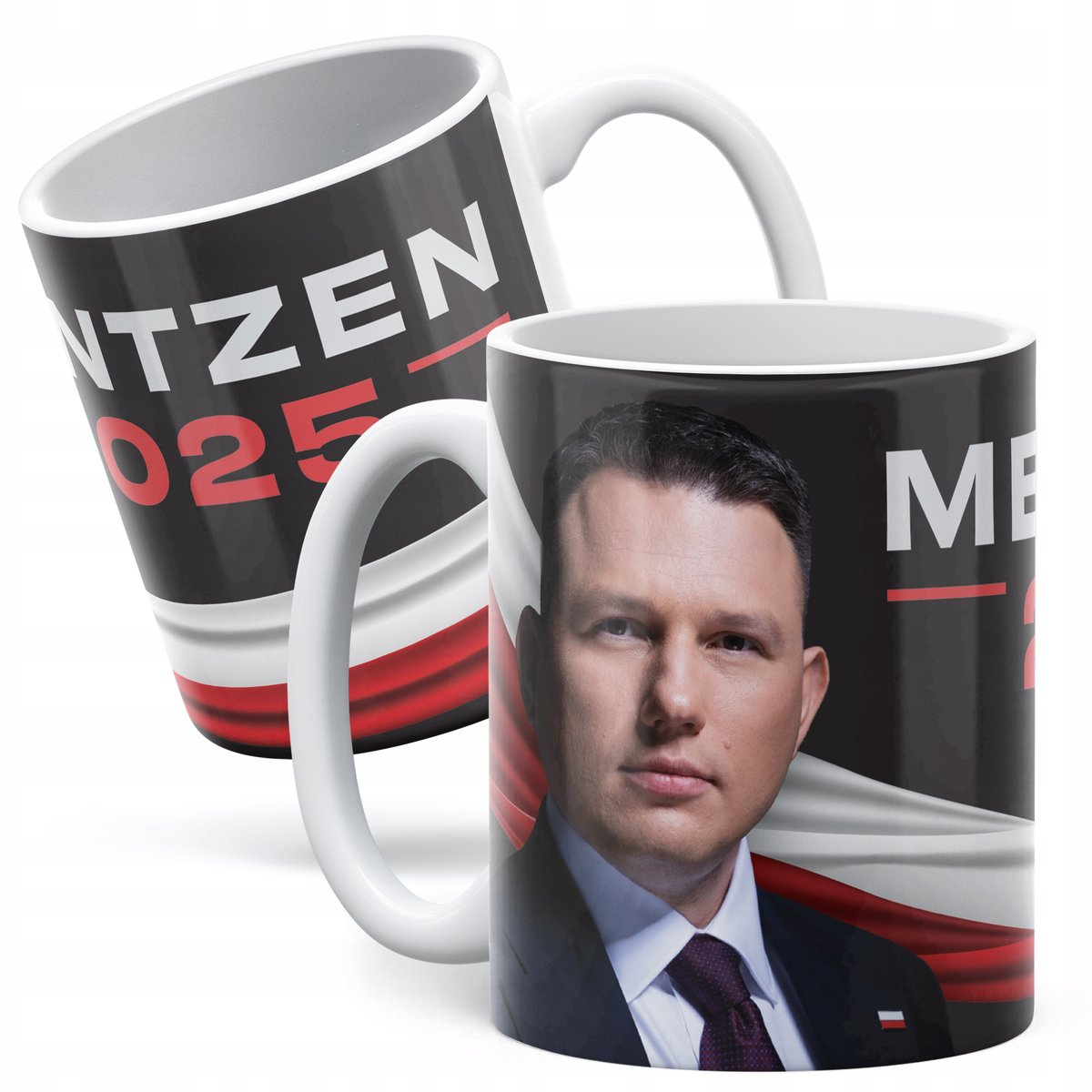 Kubek ceramiczny Sławomir Mentzen #Mentzen2025 Konfederacja Wybory