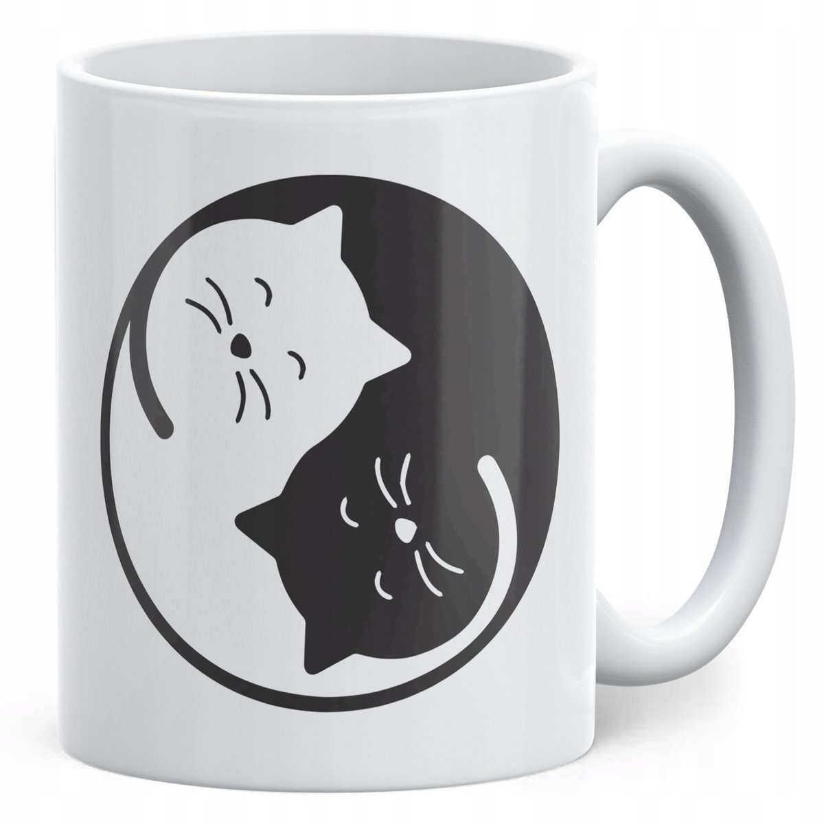 Kubek ceramiczny Koty Yin Yang Dla Kociary Prezent Upominek