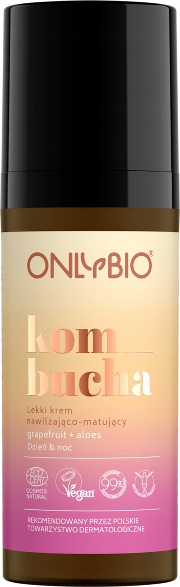 Onlybio Kombucha Lekki Krem Do Twarzy Nawilżająco-matujący 50 Ml