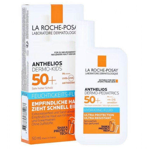 Ochrona przeciwsłoneczna dla dzieci, La Roche Posay, Anthelios Dermo-Pediatrics SPF 50+ 50 ml