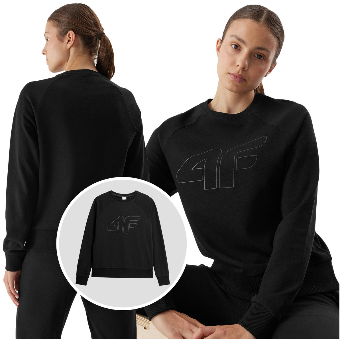 BLUZA damska 4F DRESOWA sportowa TSWSF0722 XS