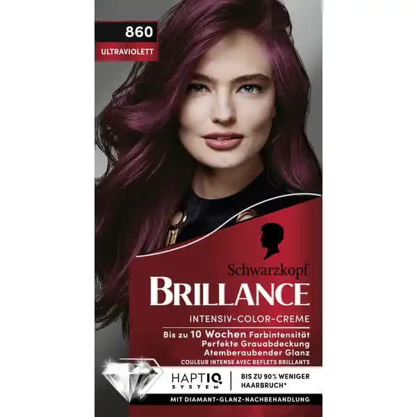 Farba do włosów ultraviolet fiolet Schwarzkopf Brillance nr 860