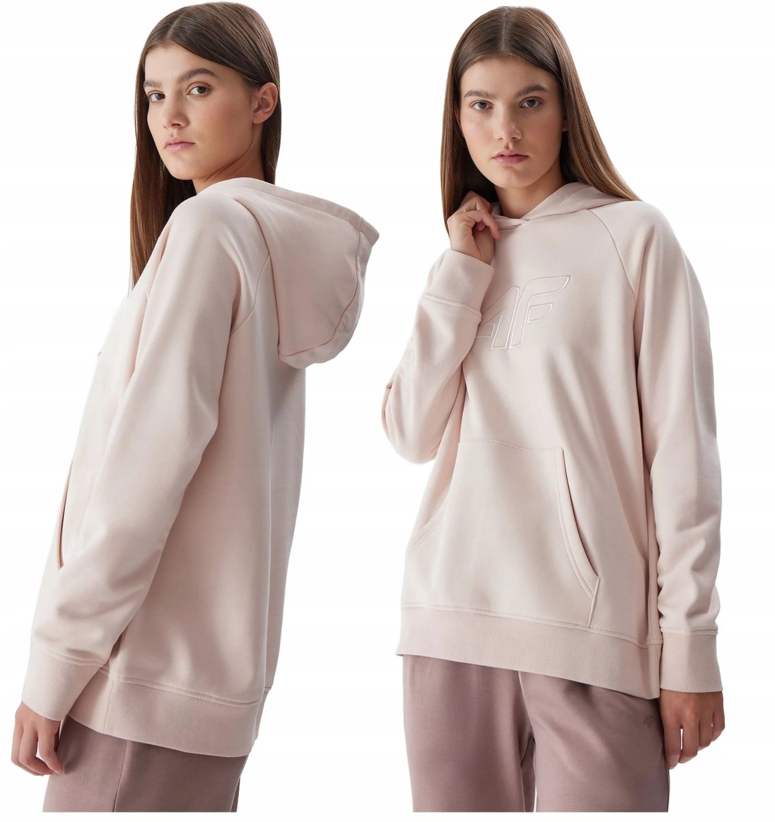 Bluza 4F damska kangurka z kapturem TSWSF0765 r. XXL