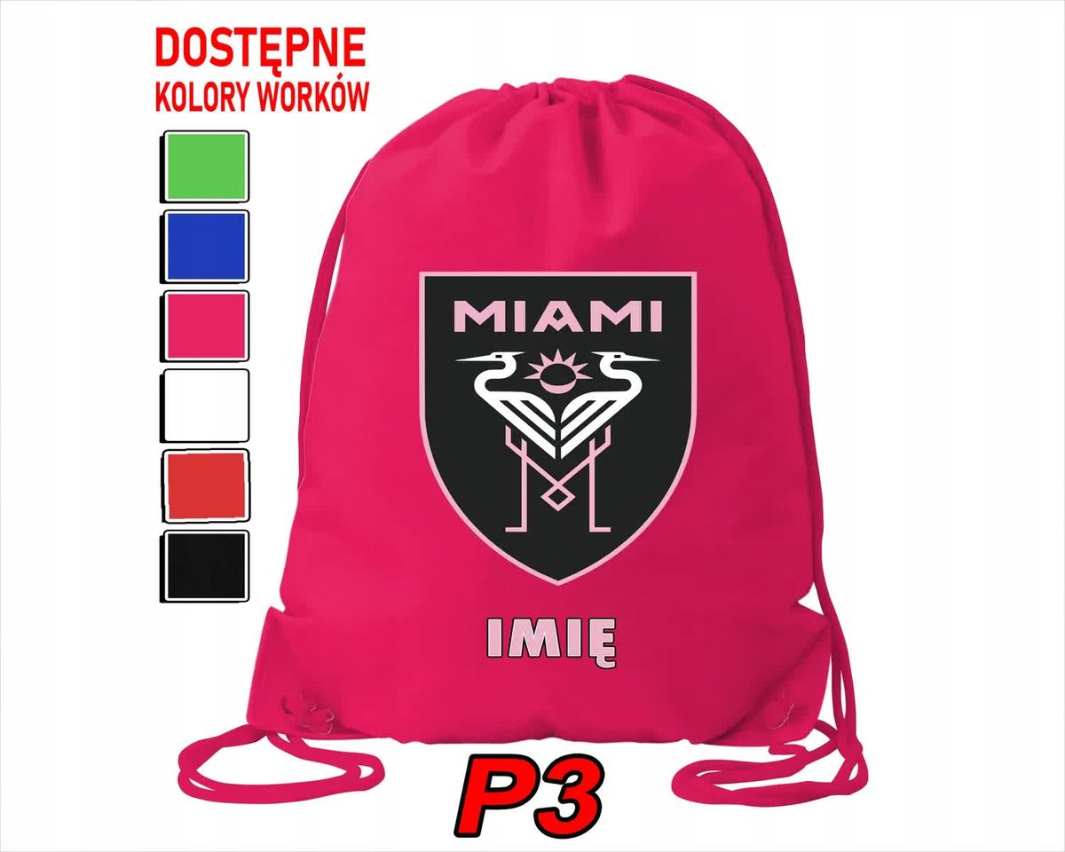 Worek Szkolny Na Wf Trening Buty Sportowy Dla Fana Leo Lionel Piłka