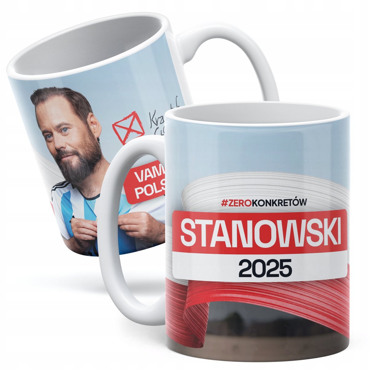 Kubek ceramiczny Krzysztof Stanowski #Stanowski2025 Kanał Zero