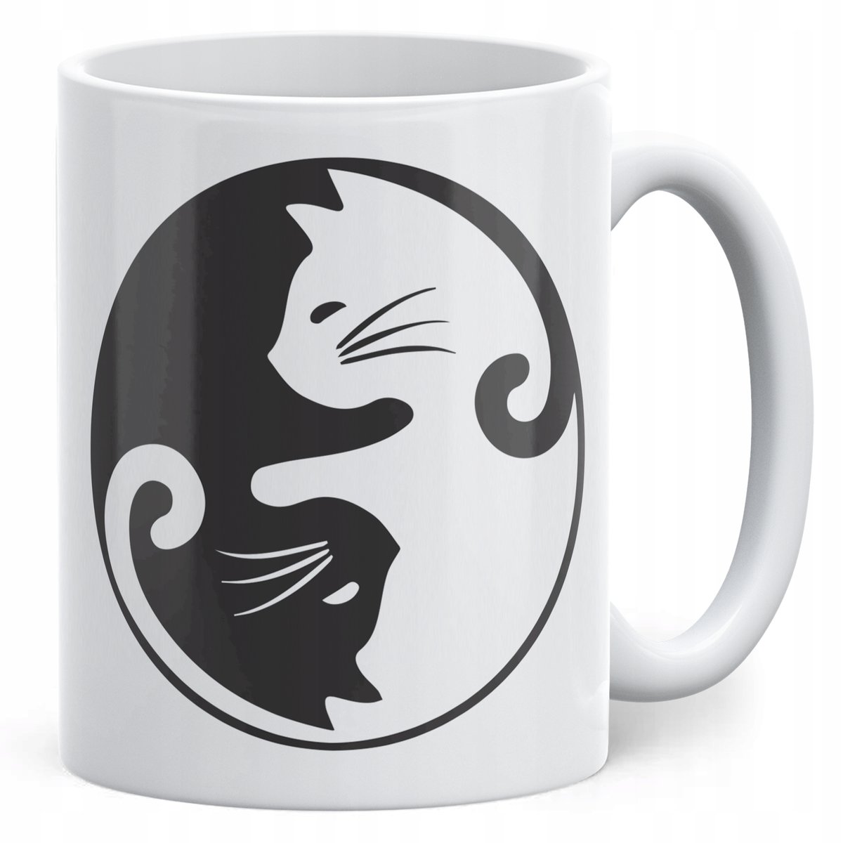 Kubek ceramiczny Koty Yin Yang Dla Kociary Prezent Upominek
