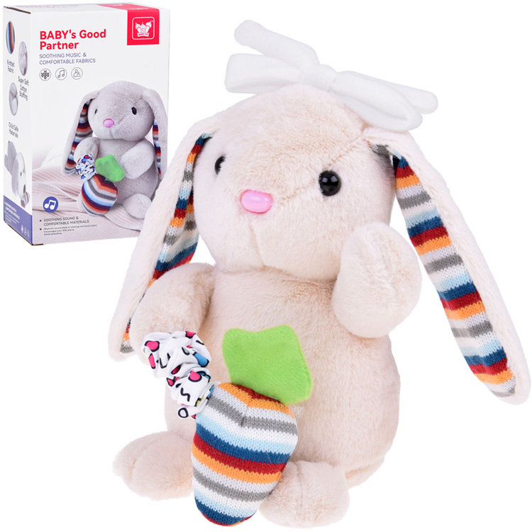 DLA DZIECI PLUSZOWY KRÓLICZEK POZYTYWKA