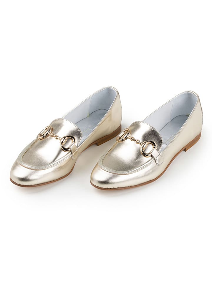 Anna Morellini Skórzane mokasyny 