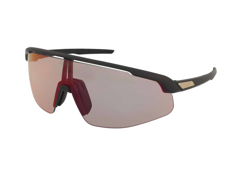 Okulary przeciwsłoneczne Alpina Turbo Pro QV Black Matt/Rainbow Mirror