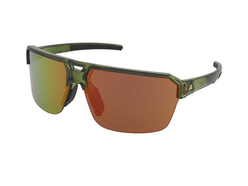 Okulary przeciwsłoneczne Alpina Swift HR Green Transparent Gloss/Gold Mirror