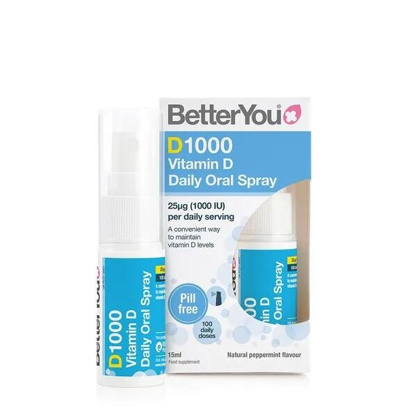 BetterYou DLUX 1000 Witamina D w sprayu (15 ml)