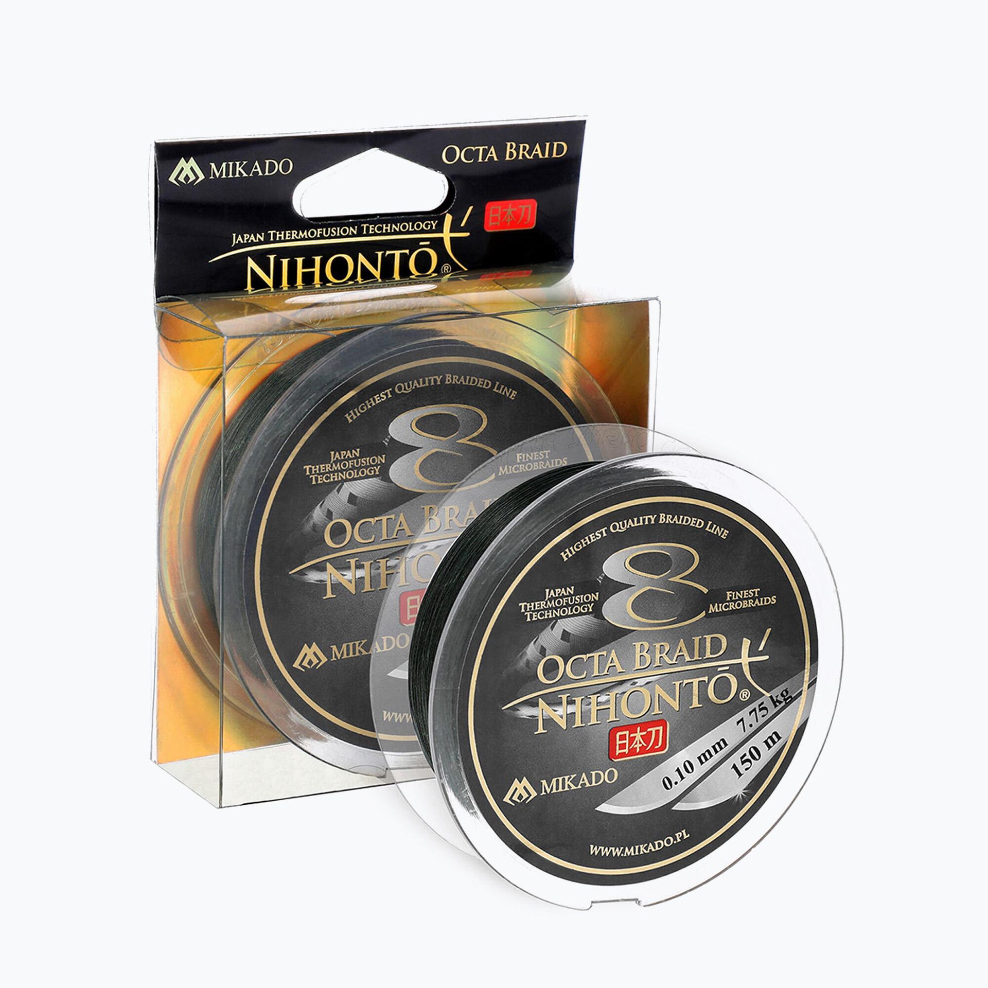 Plecionka Nihonto Octa Braid 0.18mm 150m Green