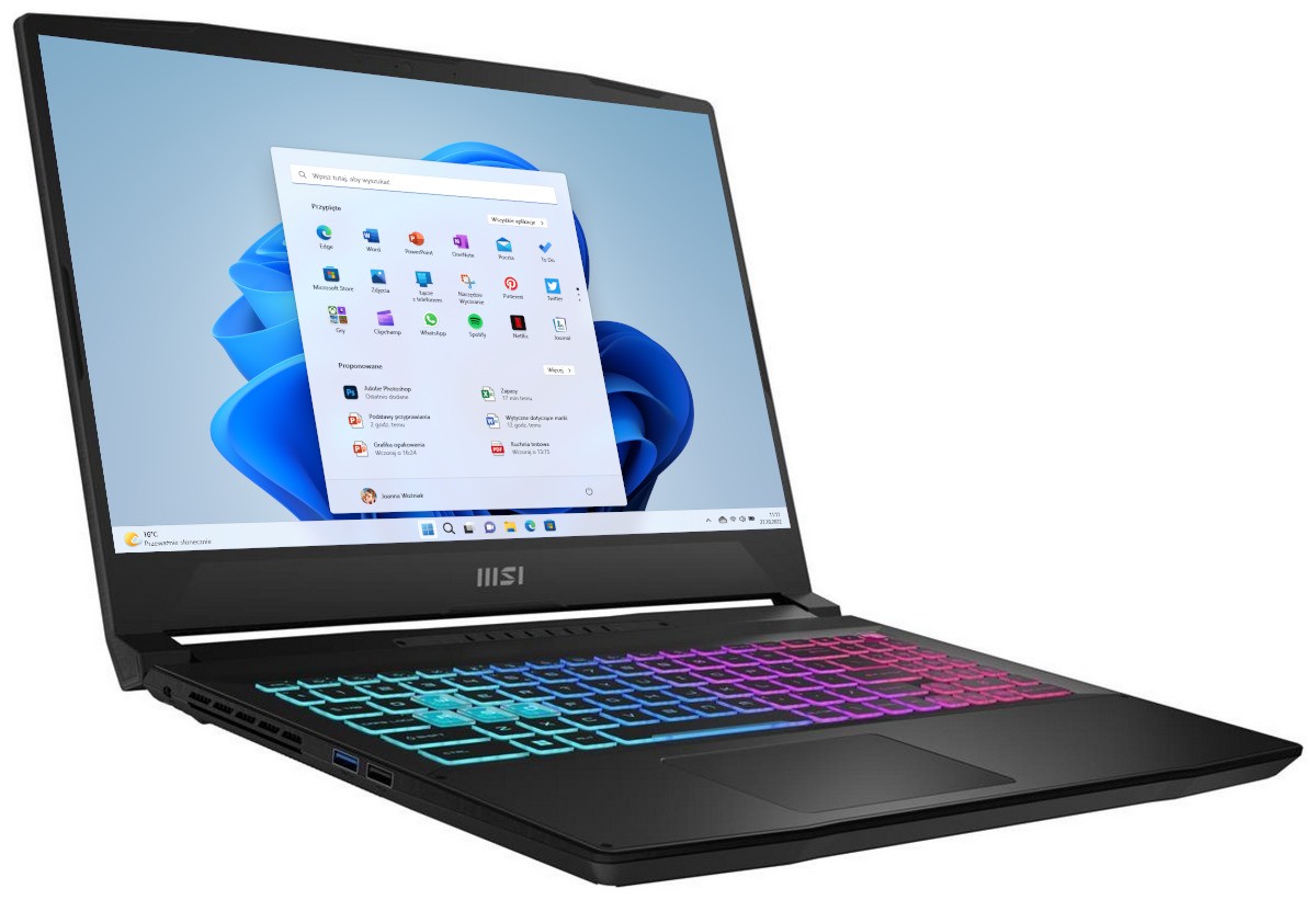 MSI Katana A15 AI B8VF-487XPL - Ryzen 7 8845HS 15,6'' 32GB 1TB Win11 RTX 4060