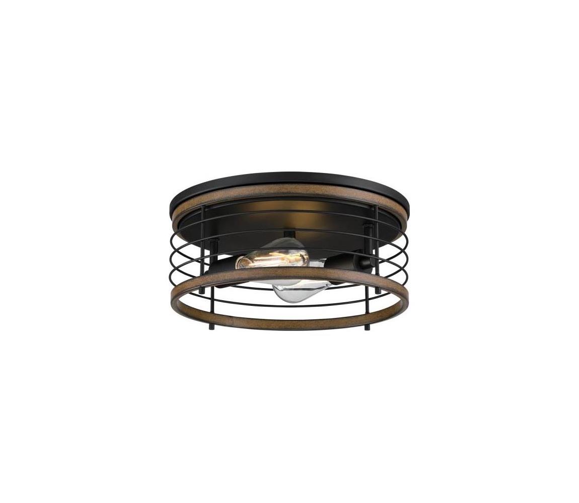 Westinghouse 61250 - Plafon ACKTON 2xE27/60W/230V barnwood