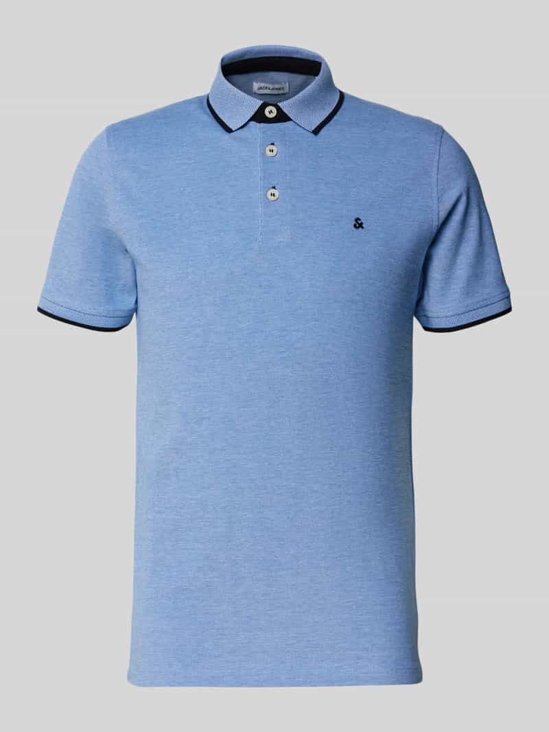 Koszulka polo o kroju slim fit z wyhaftowanym logo model ‘PAULOS’