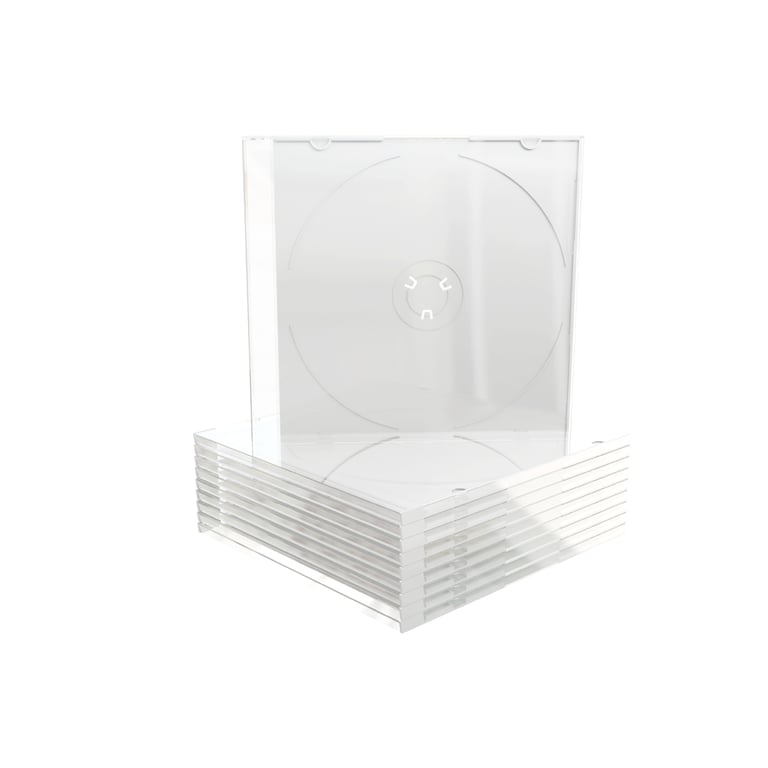 MediaRange BOX20 opakowania na płyty CD Pojemnik na klejnot 1 dysków Przezroczysty BOX20