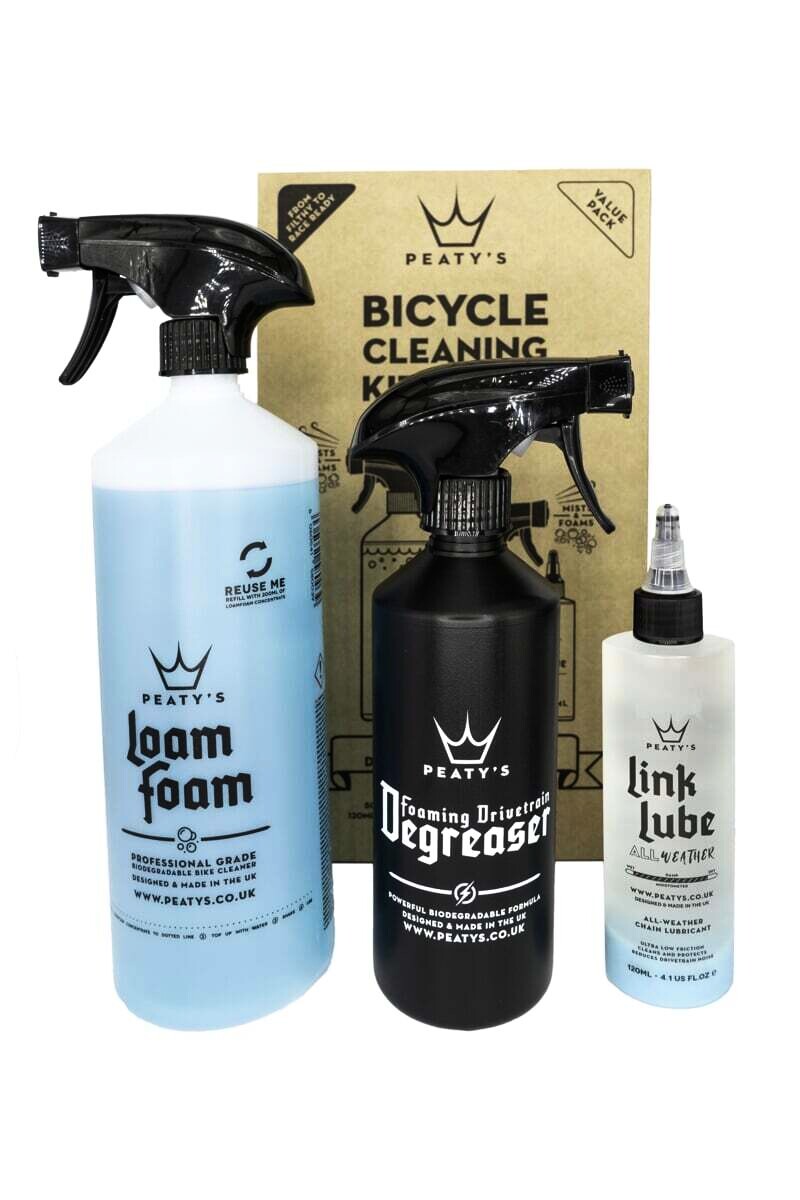 Środek czyszczący PEATY'S Gift pack - wash degrease lubricate (pgp-cdl-4)