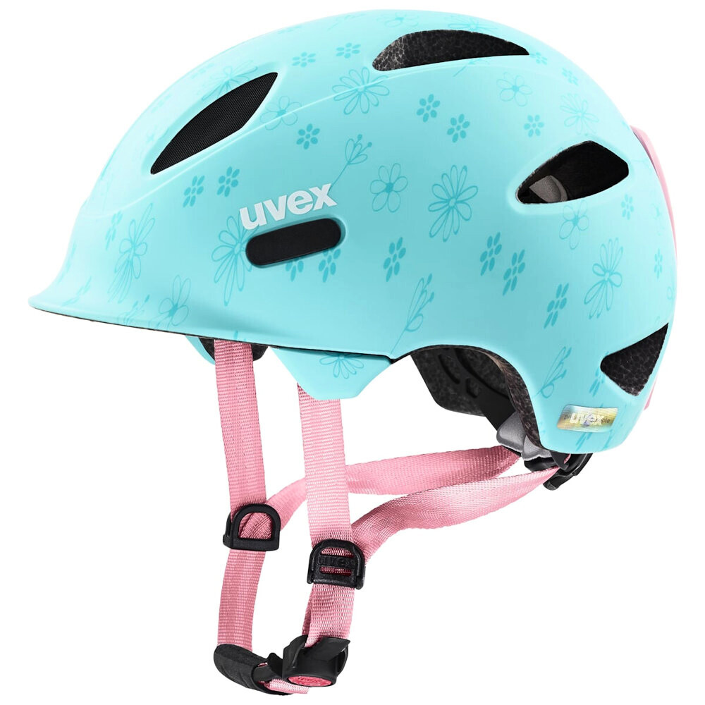 Kask dziecięcy Uvex Oyo Style Flowers Cyan Matt (S4100471000) 50 - 54 cm