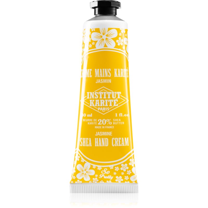 Institut Karité Paris Jasmin So Pretty krem nawilżający do rąk z masłem shea tube only 30 ml