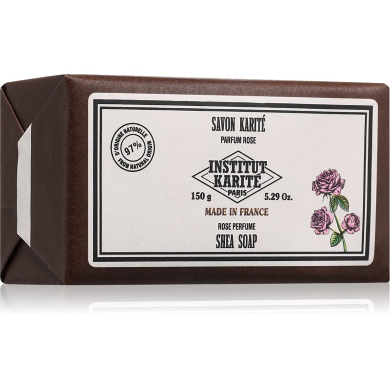 Institut Karité Paris Rose Shea Soap mydło w kostce z masłem shea 150 g
