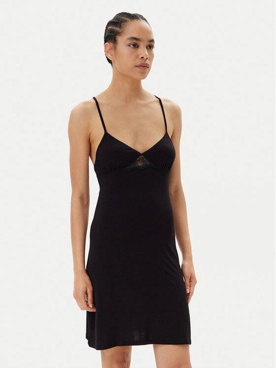 Hunkemöller Halka 302116 Czarny Slim Fit