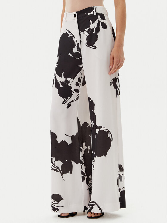 ACCESS FASHION Spodnie materiałowe 53-5047-073 Czarny Regular Fit