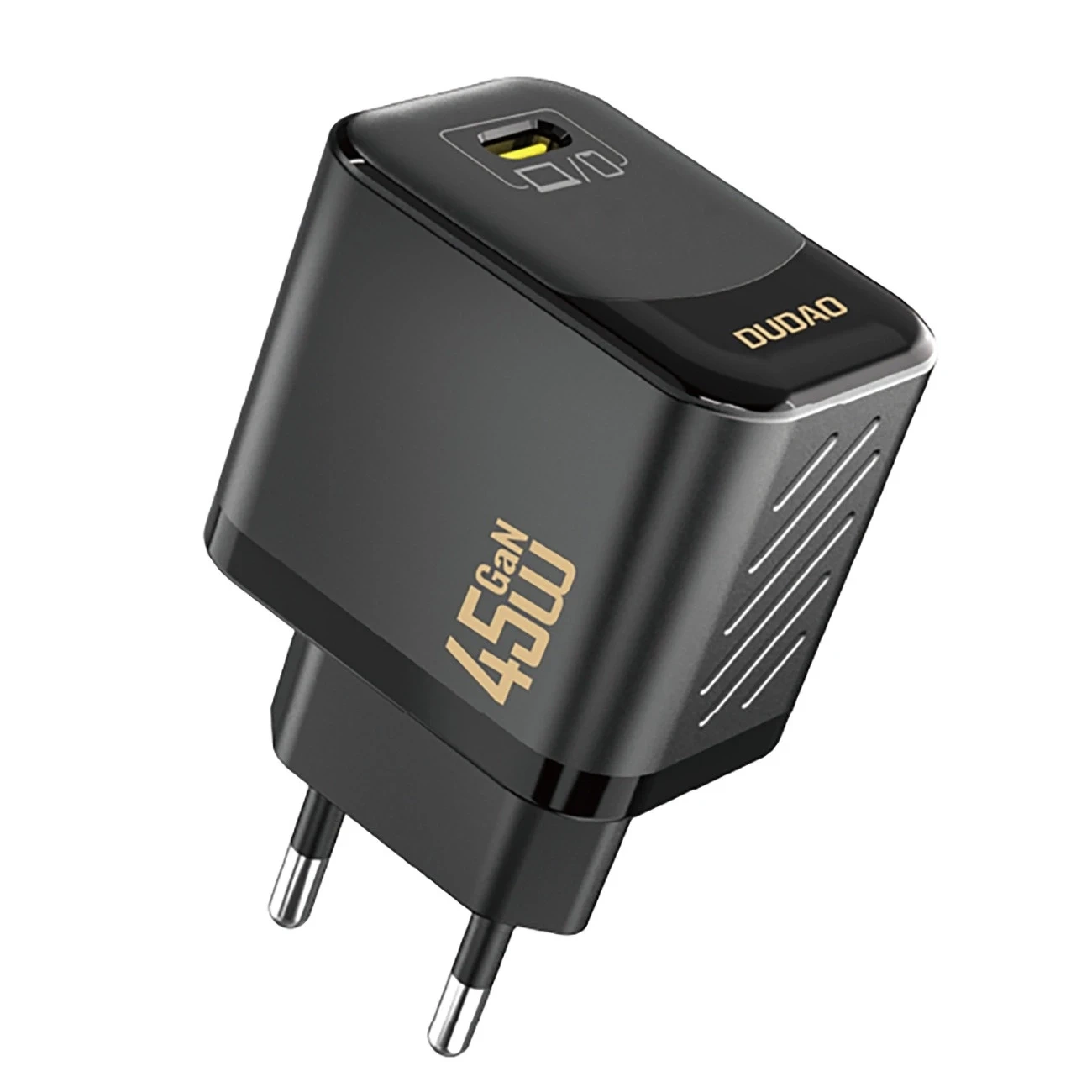 Ładowarka sieciowa Czarna Dudao A28 GaN 45W USB-C Szybkie ładowanie