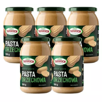Targroch Pasta orzechowa Zestaw 5 x 900 g