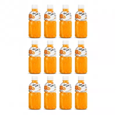 Jumi Jumi Napój pomarańcza z nata de coco Zestaw 12 x 320 ml