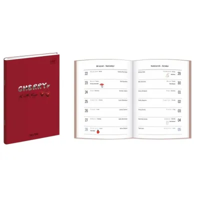 Interdruk Kalendarz szkolny 2025/2026 B6 48 Cherry