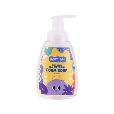 Babyton Baby&Kids Mydło w piance, Bezzapachowe, bezpieczny od narodzin 350 ml