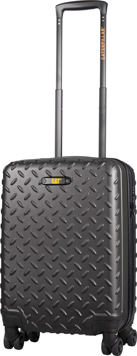 Walizka kabinowa Cat Caterpillar Industrial Plate 55 cm mała Titanium
