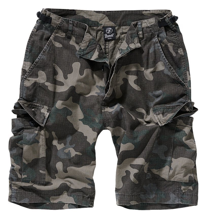 spodnie bojówki krótkie BDU RIPSTOP SHORTS - DARKCAMO-M