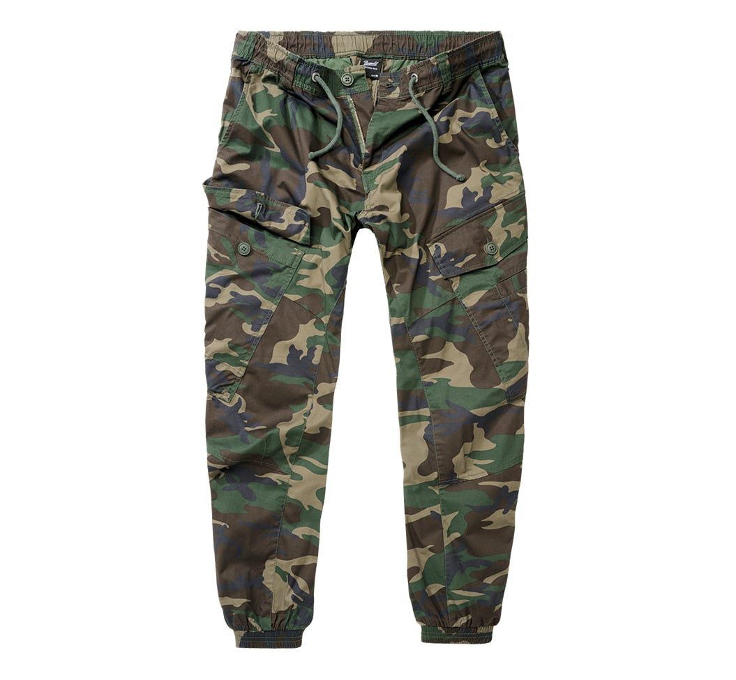 spodnie bojówki RAY VINTAGE - WOODLAND-XL