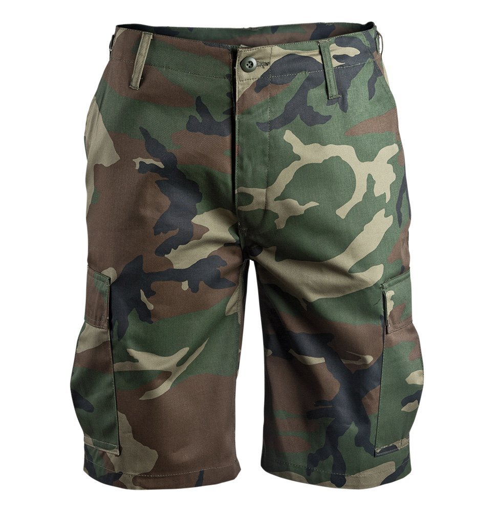 spodnie bojówki krótkie MMB US BDU SHORT WOODLAND-XL