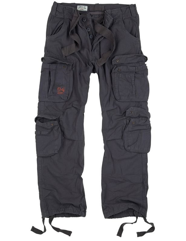 spodnie bojówki AIRBORNE VINTAGE TROUSERS ANTHRACITE-5XL
