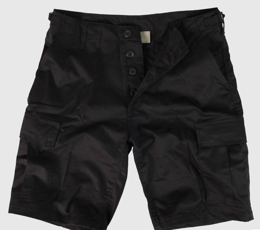 spodnie bojówki krótkie MMB US BDU SHORT SCHWARZ-XL