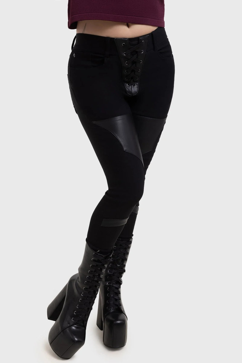 spodnie damskie KILLSTAR - VESPER VEIL-XXL