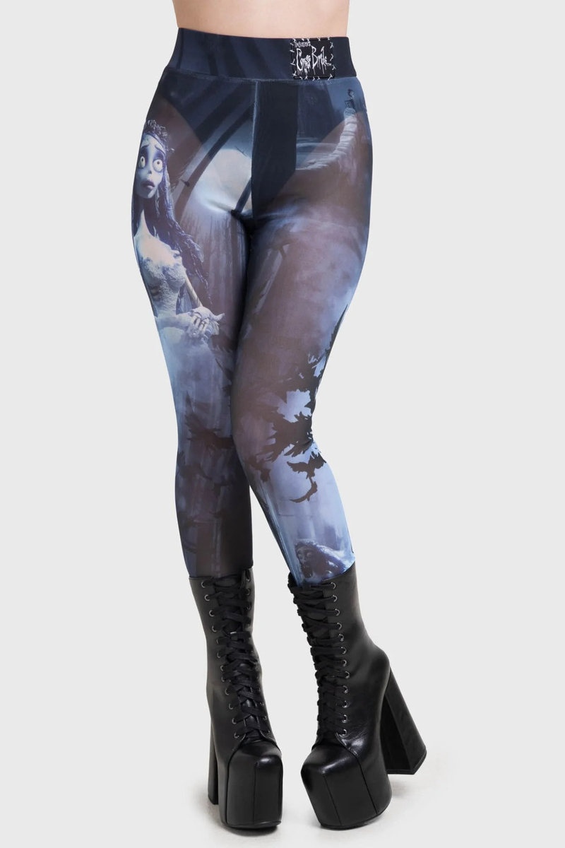 legginsy KILLSTAR - EMILY IN THE NIGHT (CORPSE BRIDE)-XL
