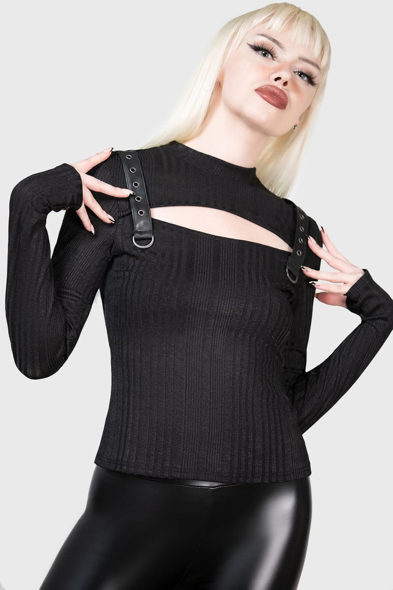 bluzka damska KILLSTAR - RAVEN'S CALL-XL